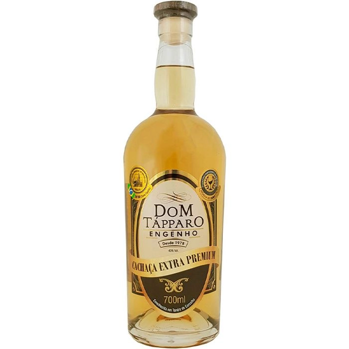 Cachaça Dom Tápparo Extra Premium 12 Anos 700 Ml