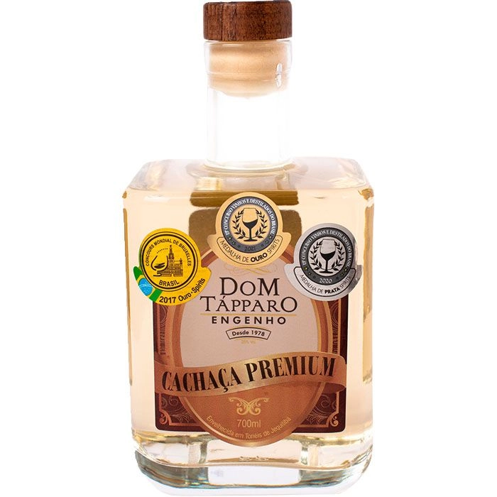 Cachaça Dom Tápparo Premium 6 Anos Jequitiba 700 Ml