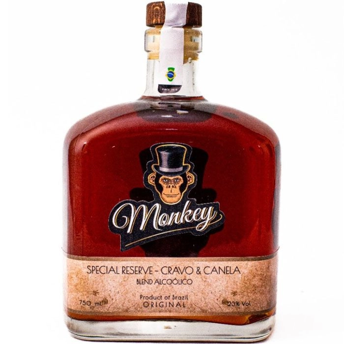 Cachaça Monkey Cravo / Canela 750 Ml