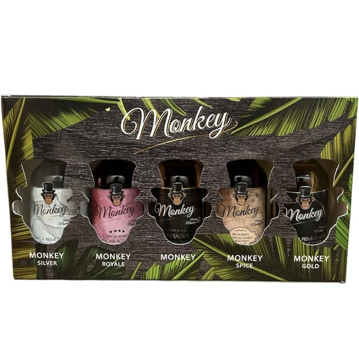 Cachaça Monkey Kit Com 5 Unidades 50 Ml