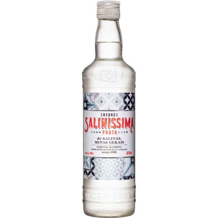 Cachaça Salinissima Prata 670 Ml