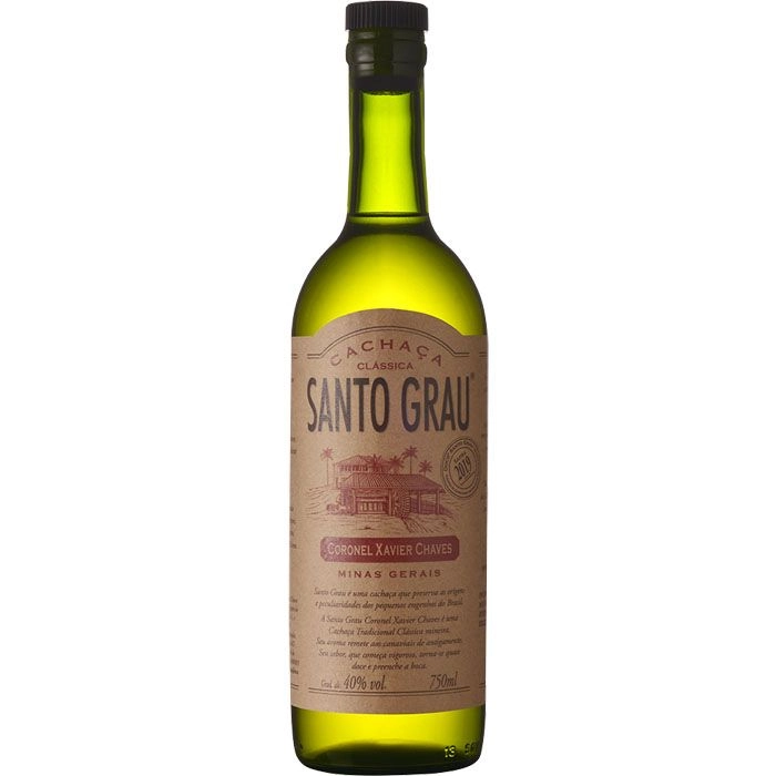 Cachaça Santo Grau Coronel Xavier Chaves 750 Ml