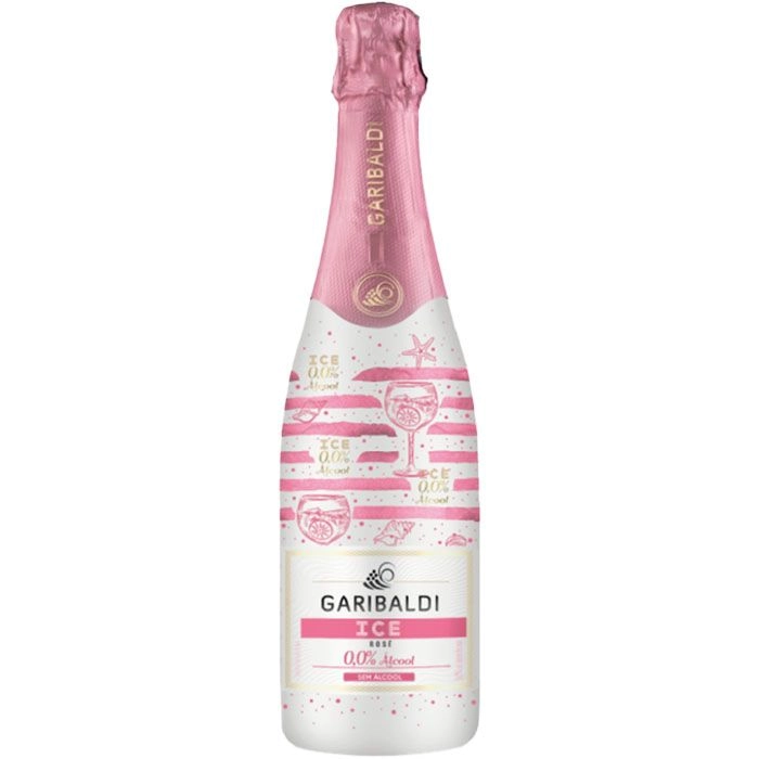 Esoumante Garibaldi Ice Rosé Zero Álcool 750 Ml