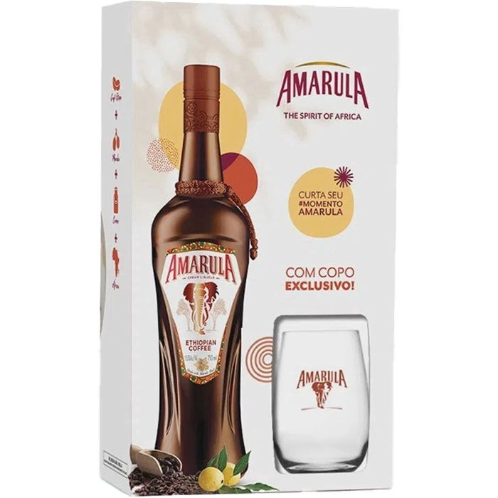 Kit Licor Amarula Cofee 750 Ml + 1 Coopo 350 Ml