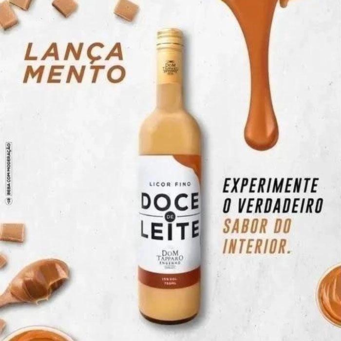 Licor Dom Tápparo Doce De Leite 750 Ml