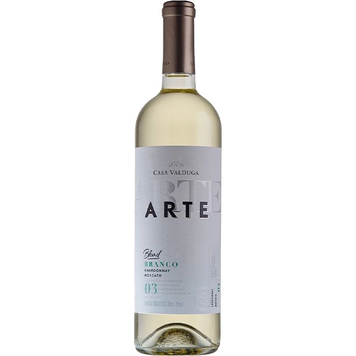 Vinho Casa Valduga Arte Branco Chardonnay / Moscato 750 Ml